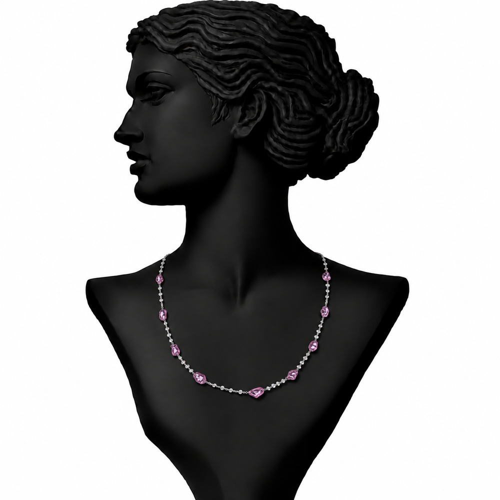 Drop Diamond Necklace in 18K Gold
