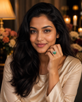Garden Disco Heart Diamond Ring in 18K Gold