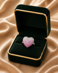 Strawberry Disco Heart Diamond Ring in 18K Gold