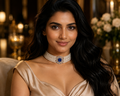 Izzari Regal Sapphire Diamond Necklace in 14K Gold