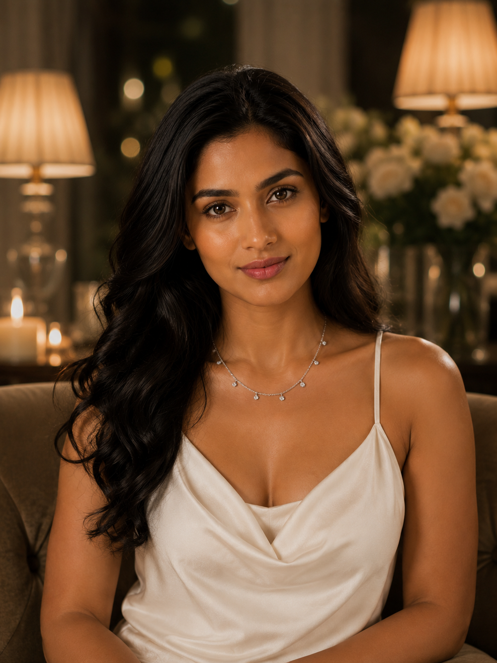 Drill Diamond Chain Necklace in 18K Gold