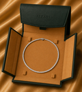 Classic Diamond Tennis Necklace in 18K Gold