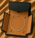 Classic Diamond Chain Necklace in 18K Gold