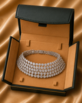 Imperia Diamond Choker Necklace in 18K Gold | Luxury Statement Fine Jewellery