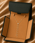 Celeste Diamond Lariat Necklace in 18K Gold | Luxury Fine Jewellery