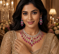 Roséa Ruby Diamond Bridal Set