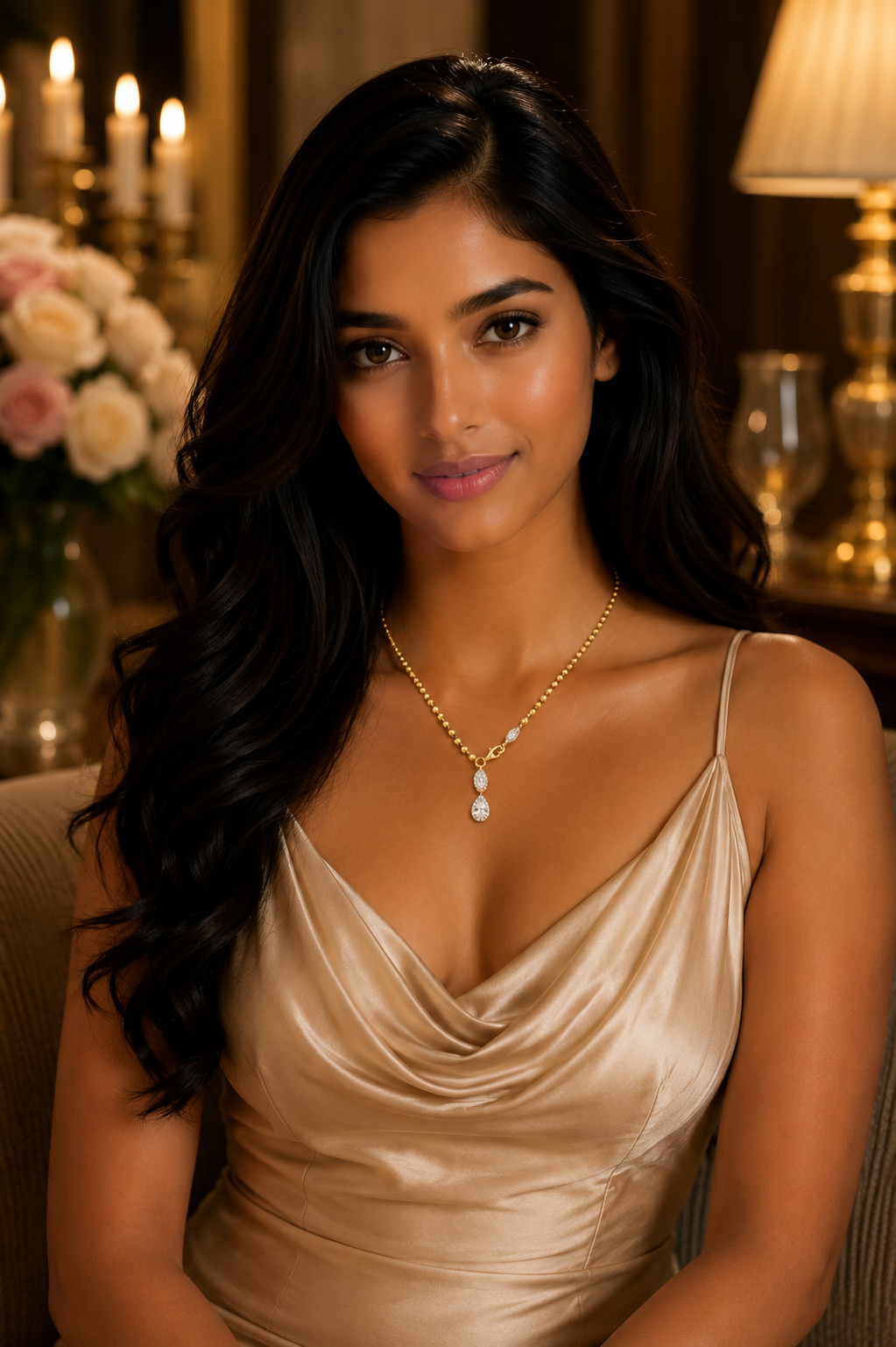 Étoile Solitaire Diamond Collar Necklace in 18K Gold | Luxury Fine Jewellery