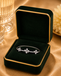 18K White Gold Diamond Charm Bracelet | Natural Diamonds