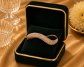 18K Rose Gold Fancy Yellow Diamond Bangle