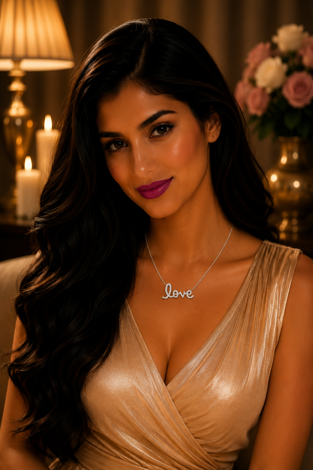 Minimal Diamond Necklace in 18K White Gold | Luxury Fine Jewellery