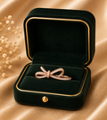 18K White Gold Diamond Bow Ring