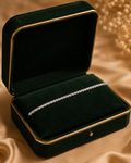 Élan Diamond Line Bracelet in 18K White Gold