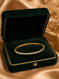 Lumière Diamond Bangle Bracelet in 18K Yellow Gold