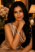 Luna Protect Evil Eye Diamond Bracelet in 14K Gold