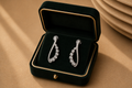 Aeris Diamond Hoop Earrings in 18K Gold
