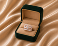 Asterica Illusion Pear Diamond Ring