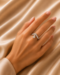 Celeste V Crown Diamond Ring
