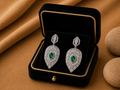 Verde Éclipse Diamond Drop Earrings