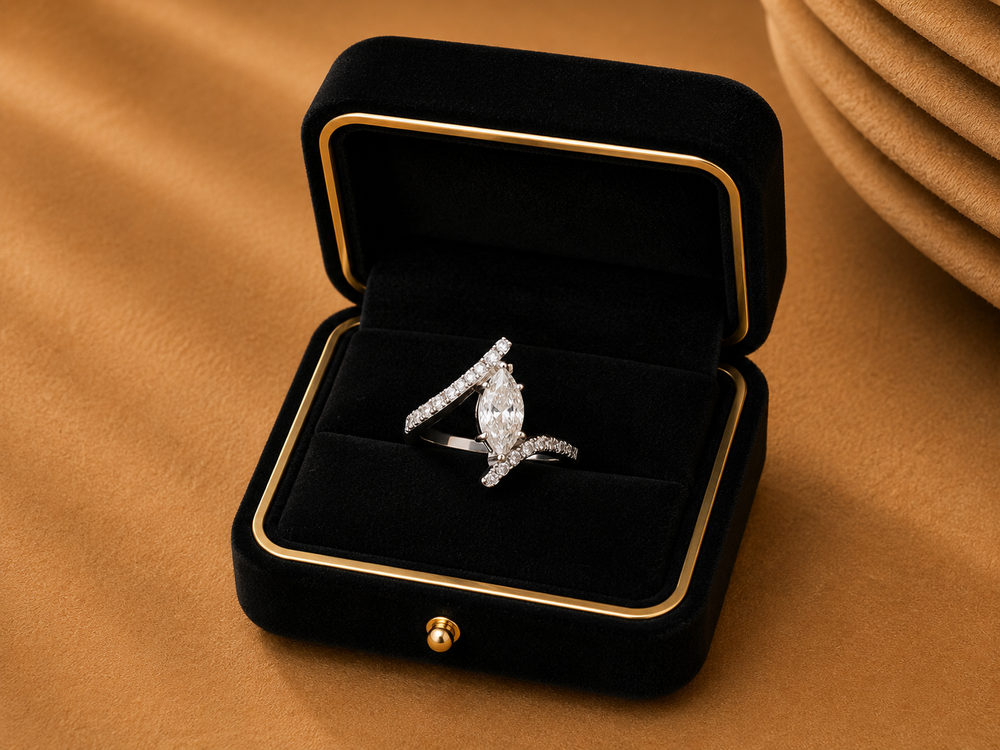 Celestial Wave Diamond Ring