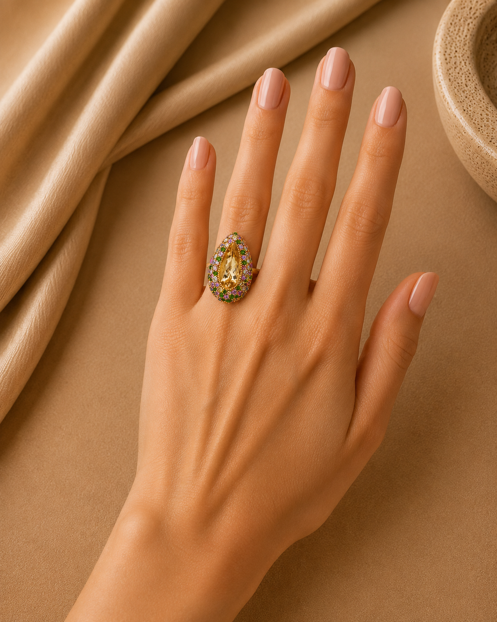 Rosé Carnival Diamond Ring