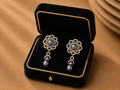 Noir Royale Diamond Drop Earrings