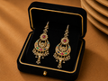 Nooré Polki Heritage Earrings in 22K Gold