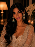Mehrunissa Grand Heritage Earrings in 18K Gold