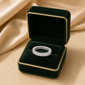 Asterica Emerald Eternity Band