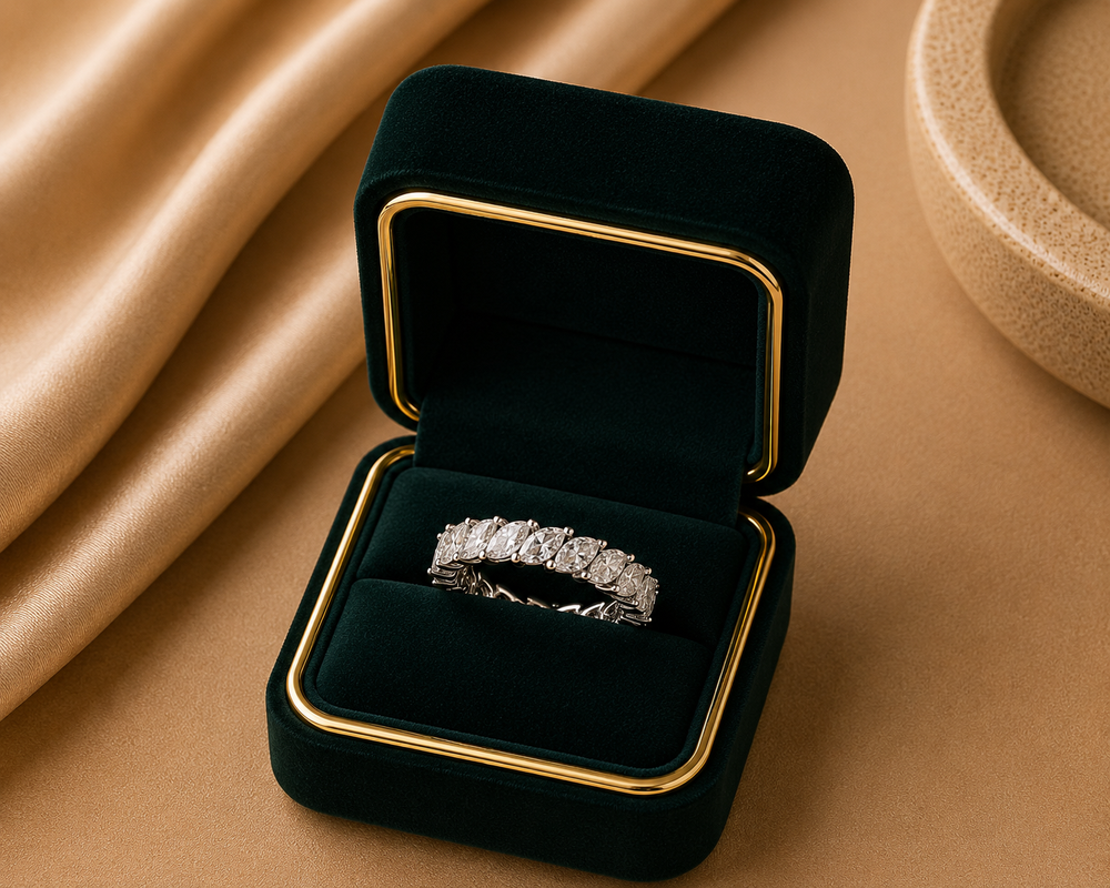 Marquis Eternity Diamond Band