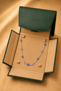 Emerald Diamond Statement Necklace in 18K Gold