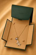 Polki Charms Necklace in 18K Gold