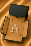 Initial A Diamond Pendant Necklace in 18K Gold | Personalized Luxury Fine Jewellery