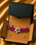 Regal Ruby Polki Statement Necklace in 18K Gold | Luxury Heritage Fine Jewellery