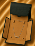 Luna Bar Diamond Necklace in 18K Gold | Luxury Fine Jewellery