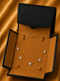 Aurielle Diamond Station Necklace in 18K Gold | Luxury Fine Jewellery