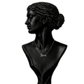 Minimal Diamond Necklace in 18K White Gold | Luxury Fine Jewellery