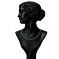 Emerald Whisper Diamond Necklace in 18K Gold | Luxury Natural Diamond Jewellery
