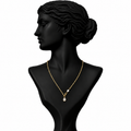 Étoile Solitaire Diamond Collar Necklace in 18K Gold | Luxury Fine Jewellery