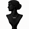 Luna Bar Diamond Necklace in 18K Gold | Luxury Fine Jewellery