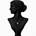 Luna Spark Diamond Pendant Necklace in 18K Gold | Luxury Fine Jewellery