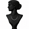 Luna Grace Diamond Necklace in 18K Gold | Luxury Fine Jewellery