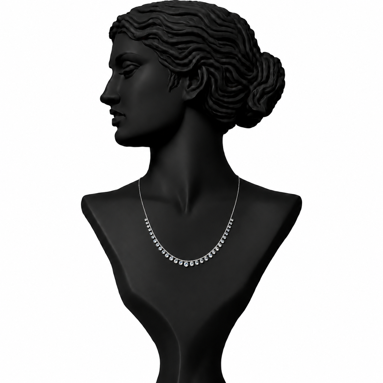Luna Grace Diamond Necklace in 18K Gold | Luxury Fine Jewellery
