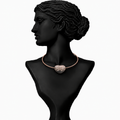 Disco Heart Ombre Diamond Necklace in 18K Gold | Luxury Heart Jewellery