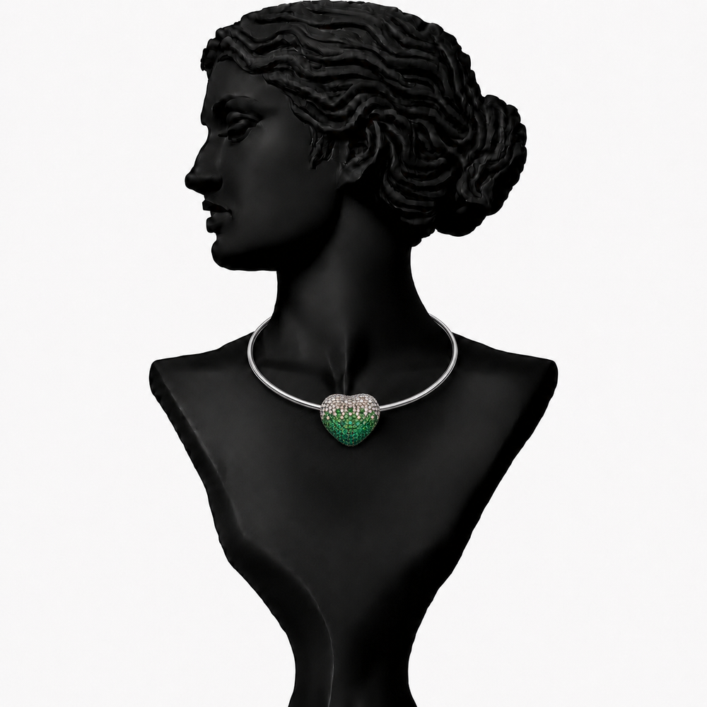 Aurielle Diamond Elegance Necklace in 18K Gold | Luxury Natural Diamond Jewellery