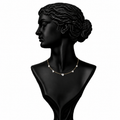 Aurielle Diamond Station Necklace in 18K Gold | Luxury Fine Jewellery
