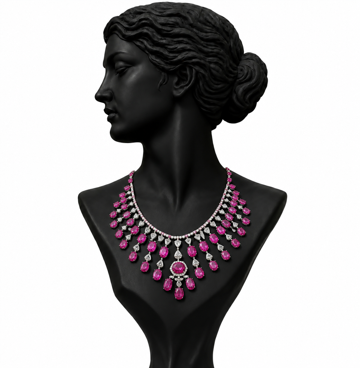 Roséa Ruby Diamond Bridal Set
