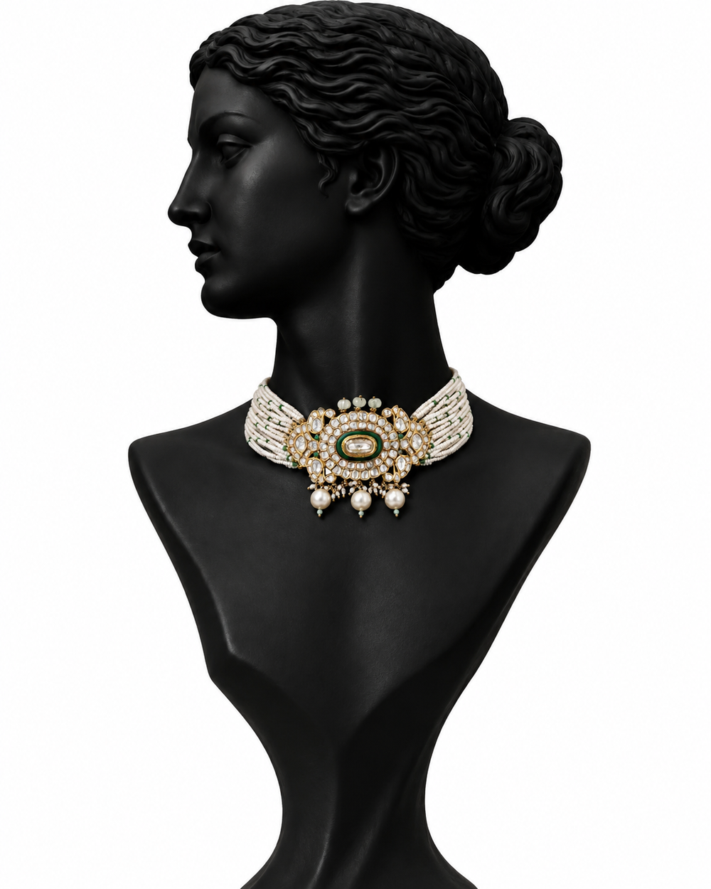 18K Gold Polki Bridal Jewellery Set
