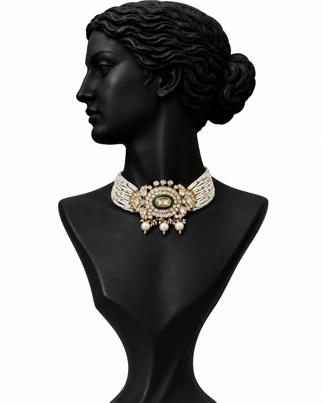 18K Gold Polki Bridal Jewellery Set