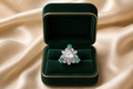 Snowflake Bloom Diamond Ring in 18K White Gold