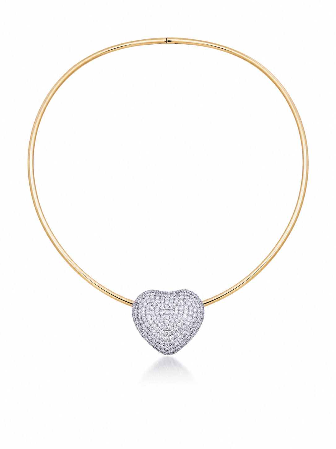 Celeste Heart Diamond Necklace in 18K Gold | Luxury Fine Jewellery